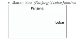 Prinsip Dasar Untuk Ukuran Label Barcode