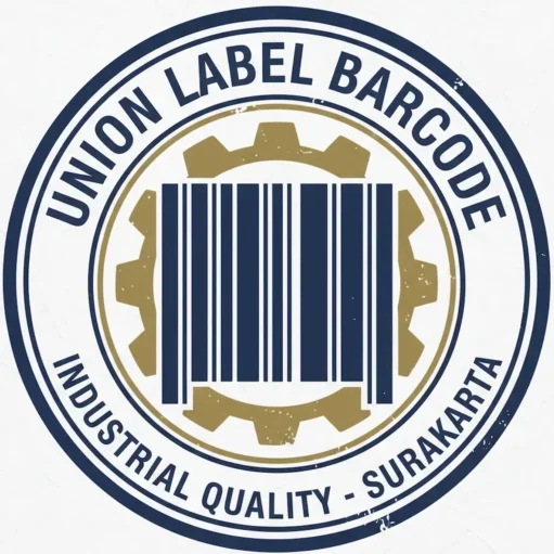 Logo pabrik Union Label Barcode Surakarta